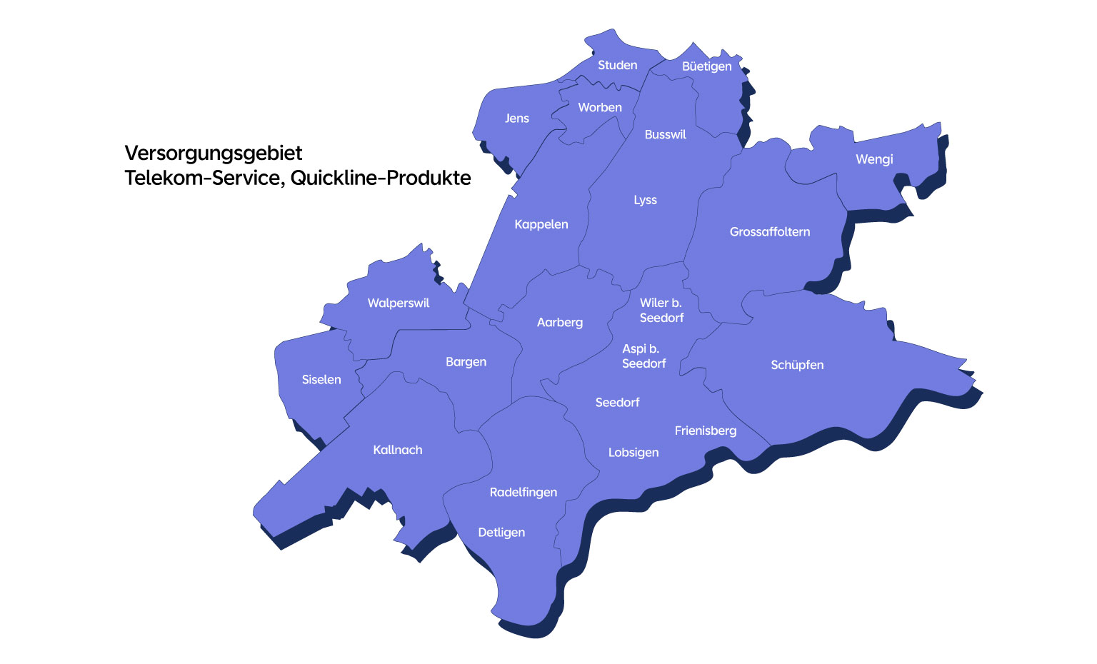 Karte der Evolon-Versorgungsregion für WLAN-Premium.