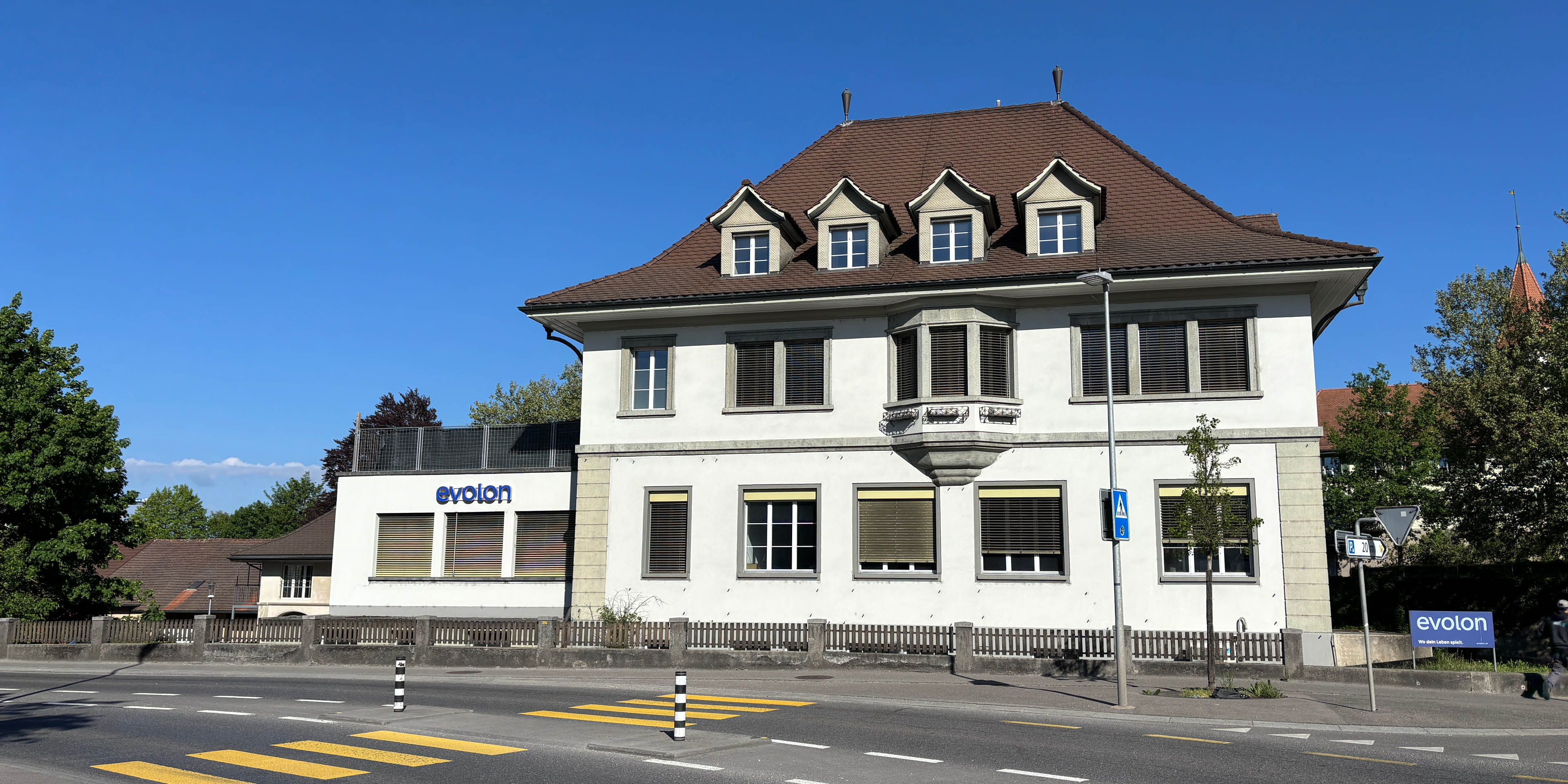 Gebäude der Evolon in Aarberg.