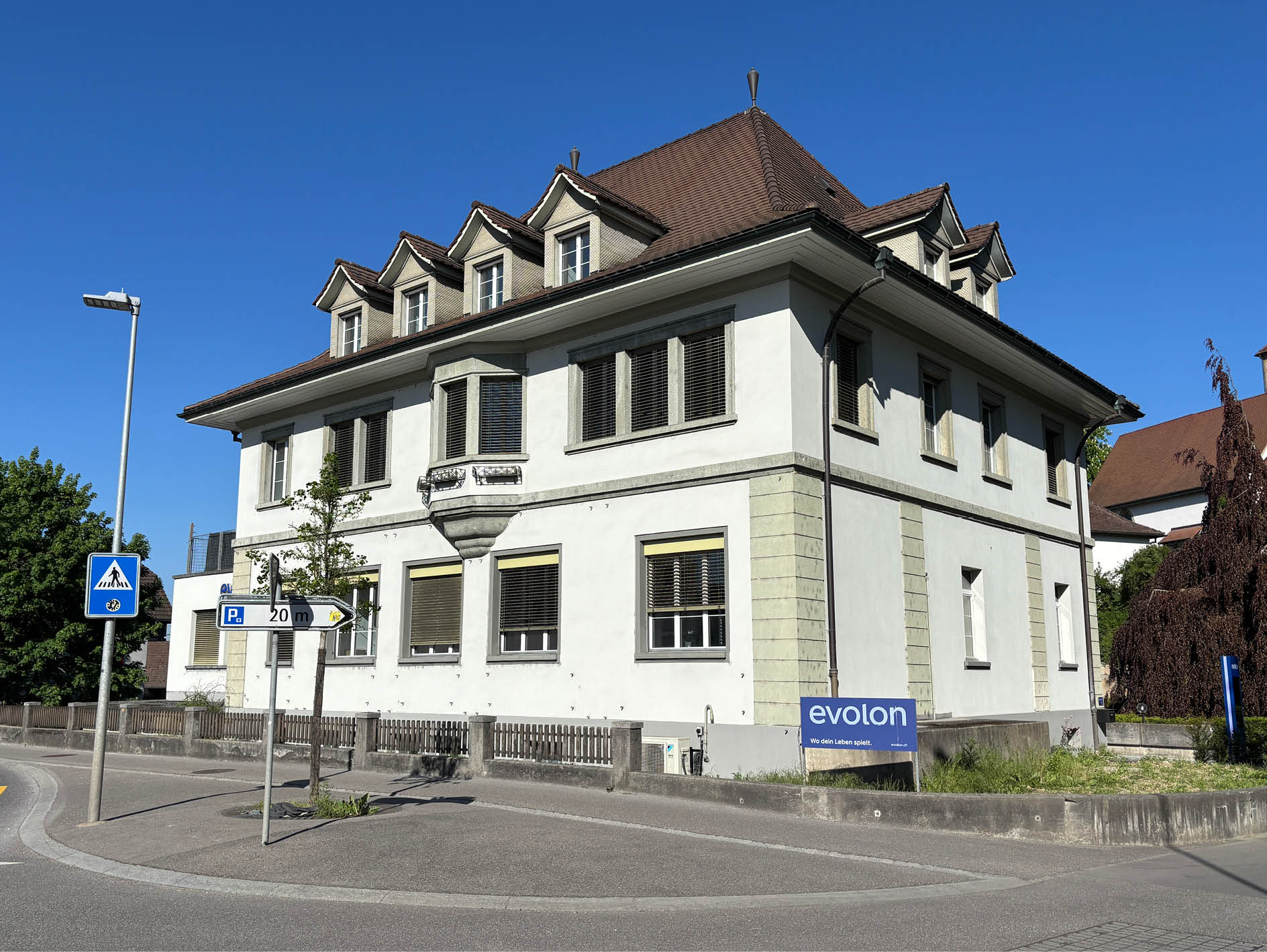 Gebäude der Evolon in Aarberg.