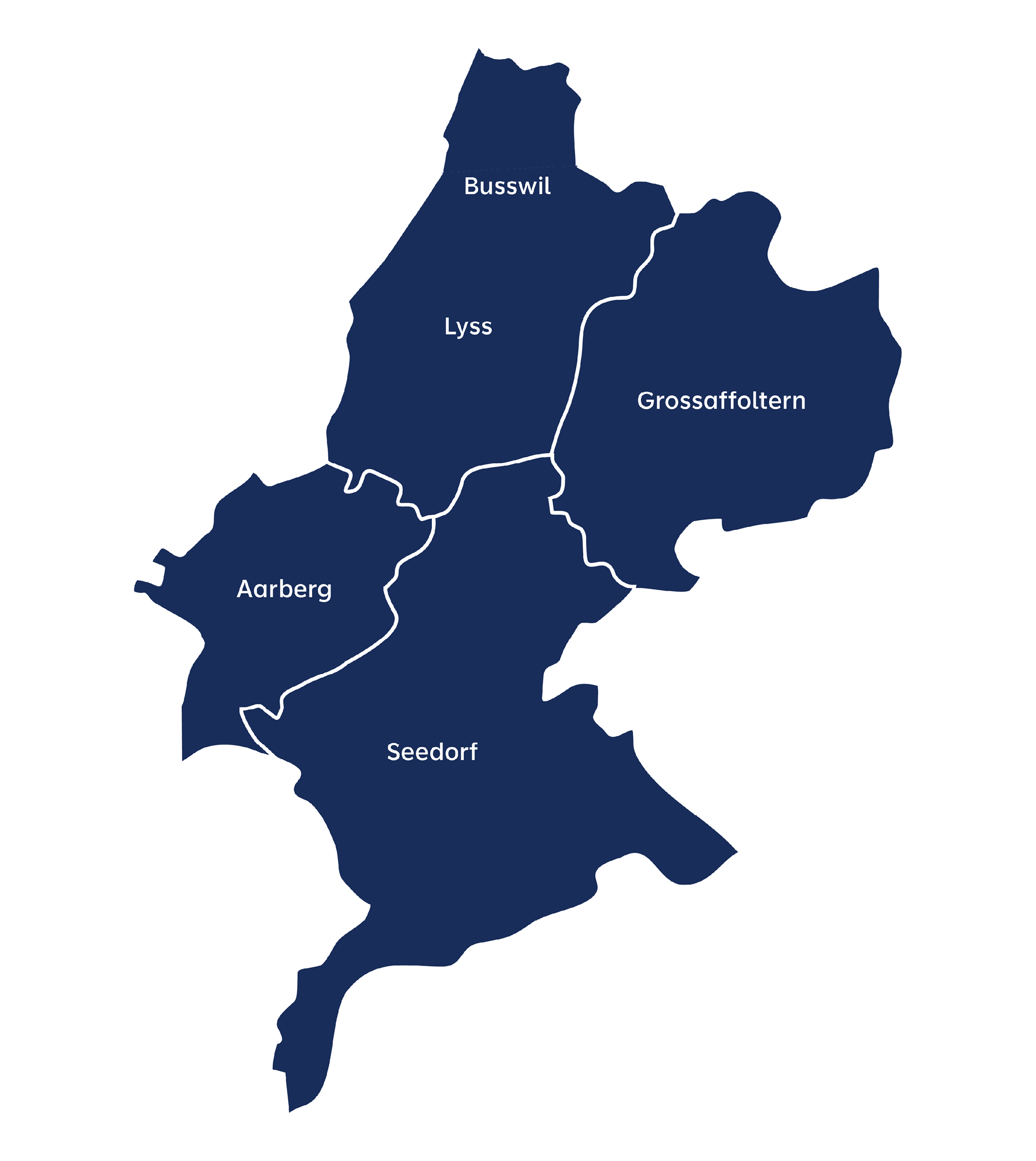 Karte des Evolon-Versorgungsgebiets für ZEV, vZEV und LEG.
